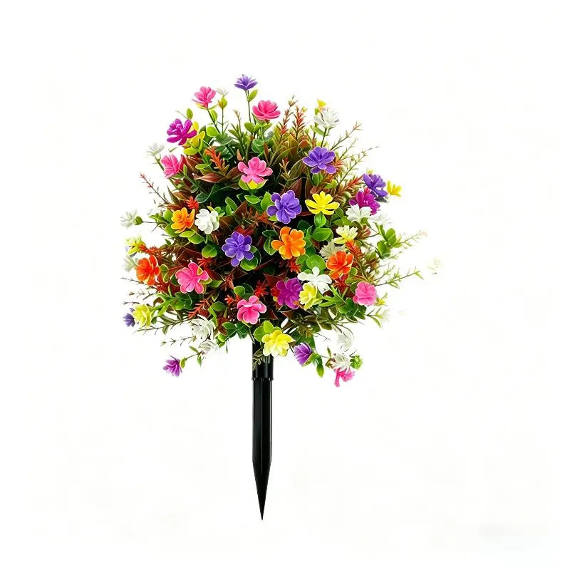 Artificial Flower,Artificial Petunias With Ground Stake, 18