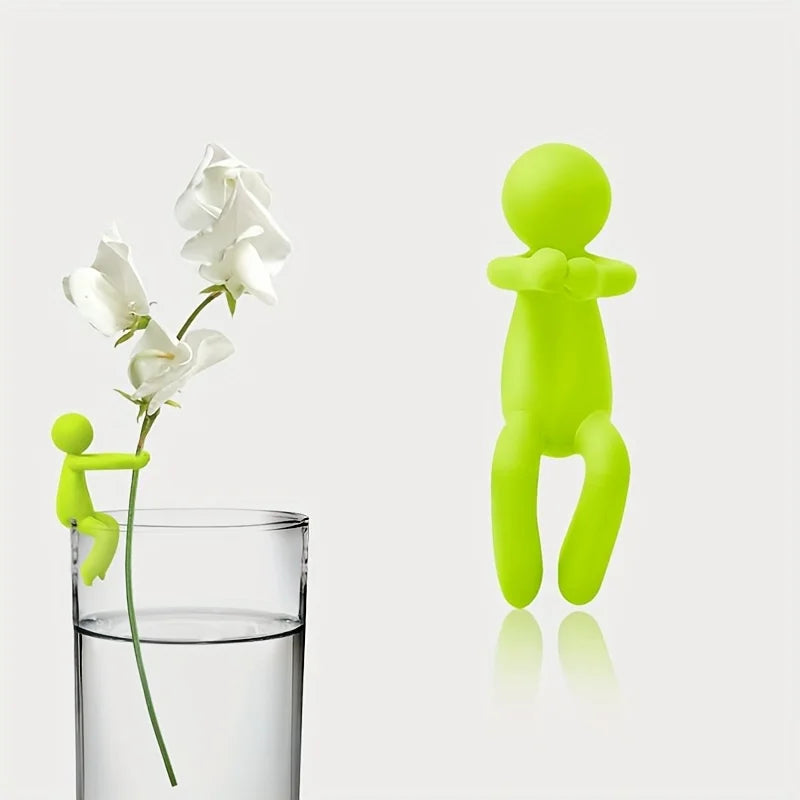 3 Colorful plant stand - The plastic flower stand features a unique design，Convenient for plant cultivation and flower storage，V