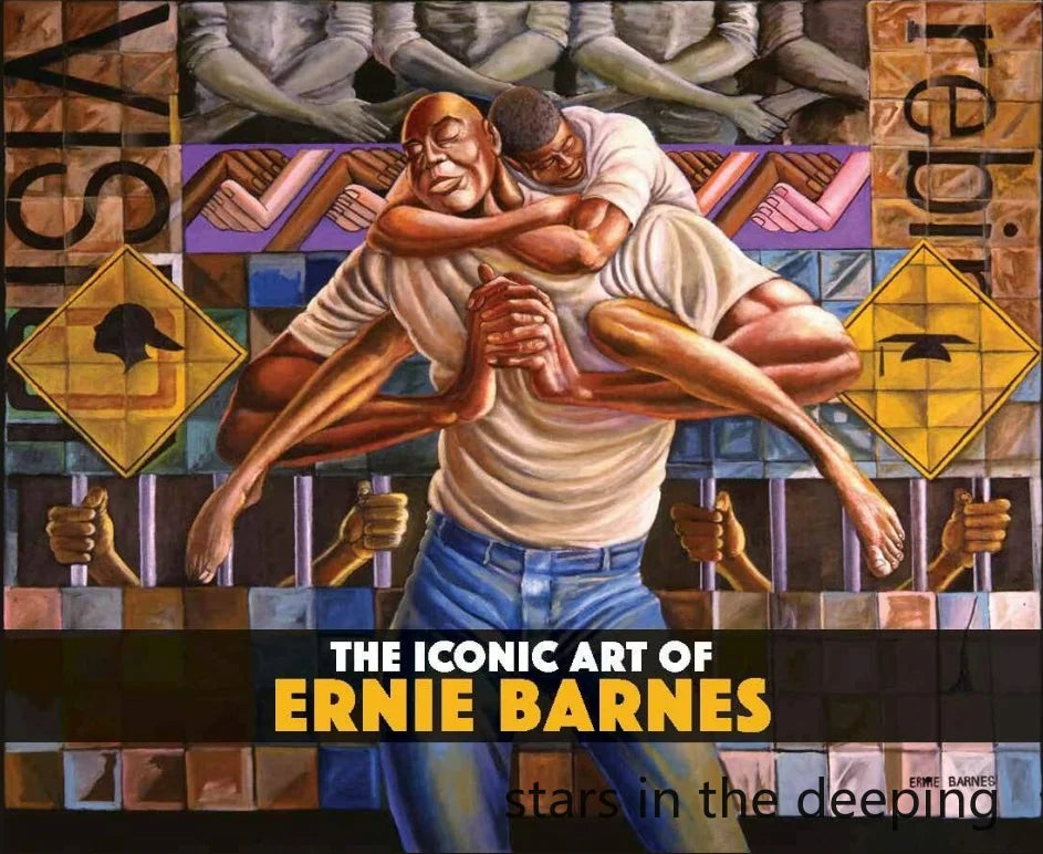 Abstract Ernie Barnes Artworks African Black Women Jazz Music Art Poster Canvas Painting Wall Print Picture for Room Home Decor