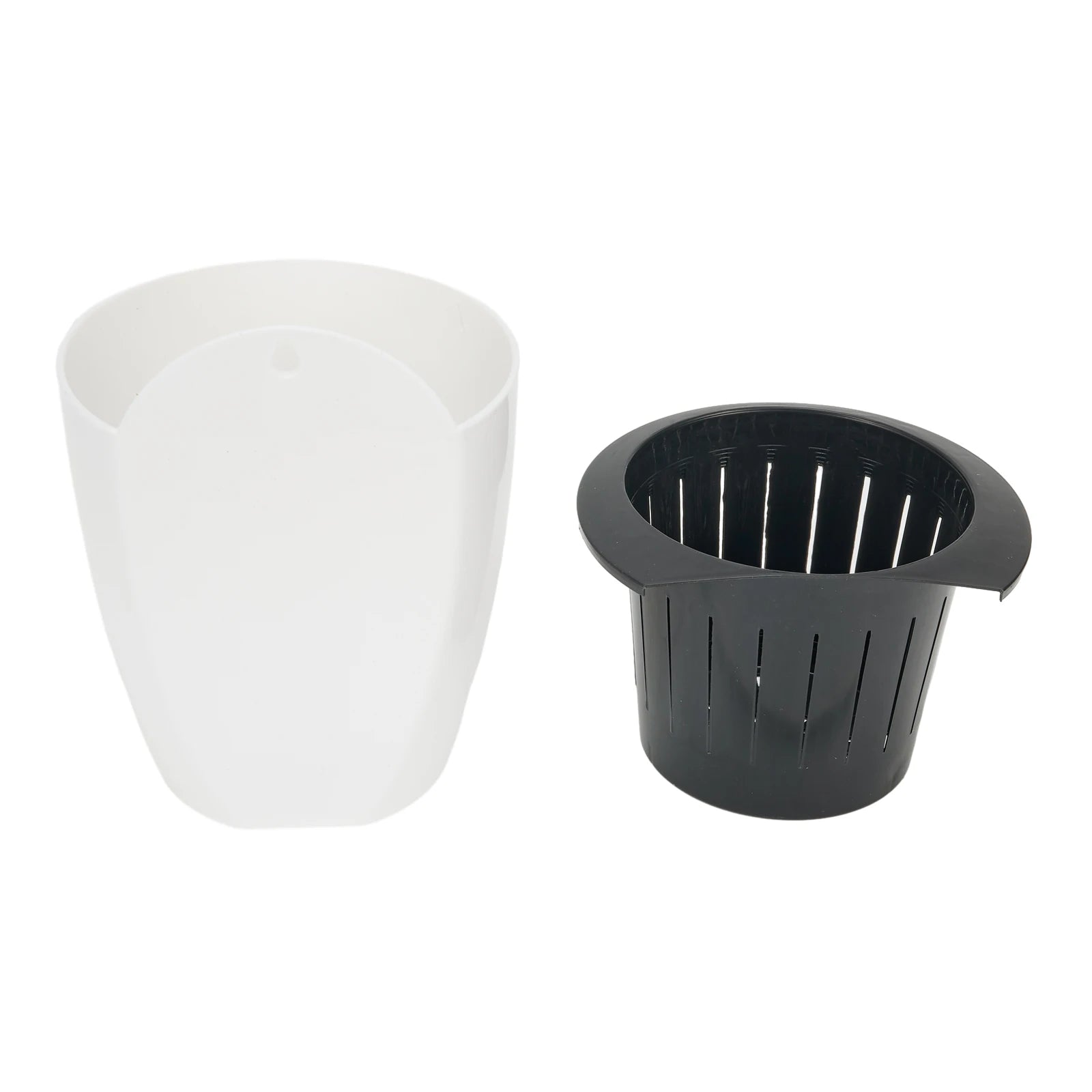 Wall-mounted Flower Pot Automatic Water-absorbing Plastic Green Dill Soil Or Hydroponics System Pot For Wall Balcony Flower Pot
