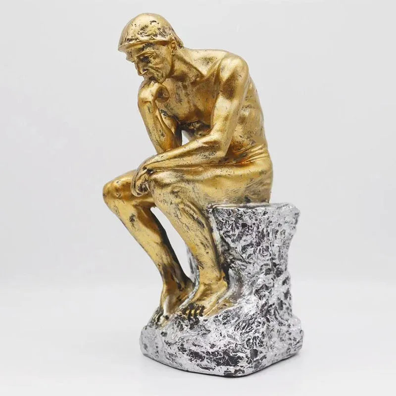 Nordic Thinker Character Ornaments Decor Advanced Intelligent Ancient Greek Abstract Retro Huamn Statues Home Table Accessoriess