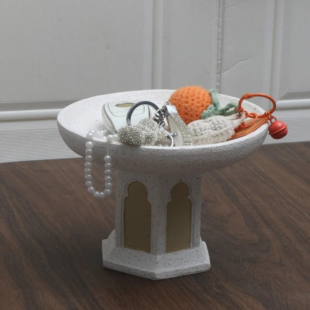 Middle Eastern Style Resin Statue Decor Castle House Kaaba Dome Mosque Islamic Desktop Ornament Islamic Theme Ramadan Muslim