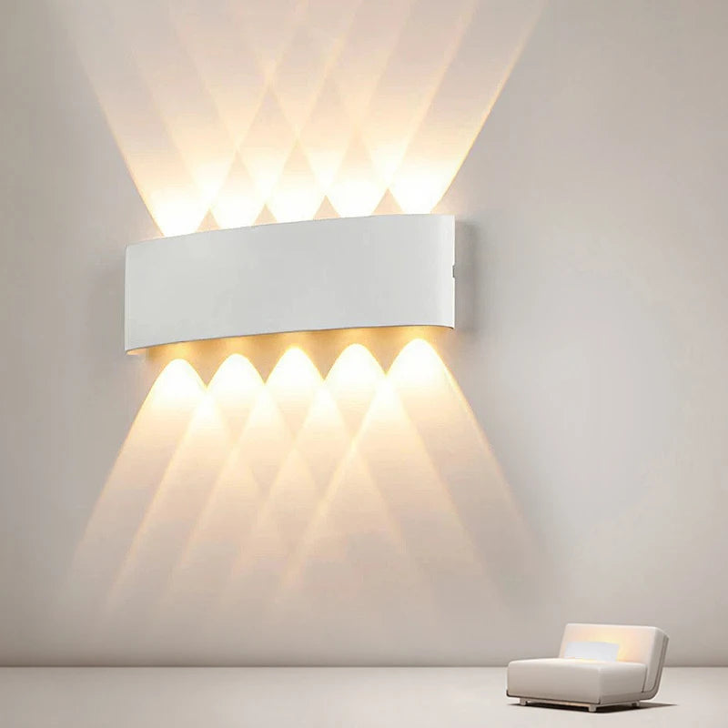 Waterproof 6W 10W indoor outdoor Led Wall Lamp modern ABS Home Furnishing decoration lighting Led Garden Porch Light AC85V-220V