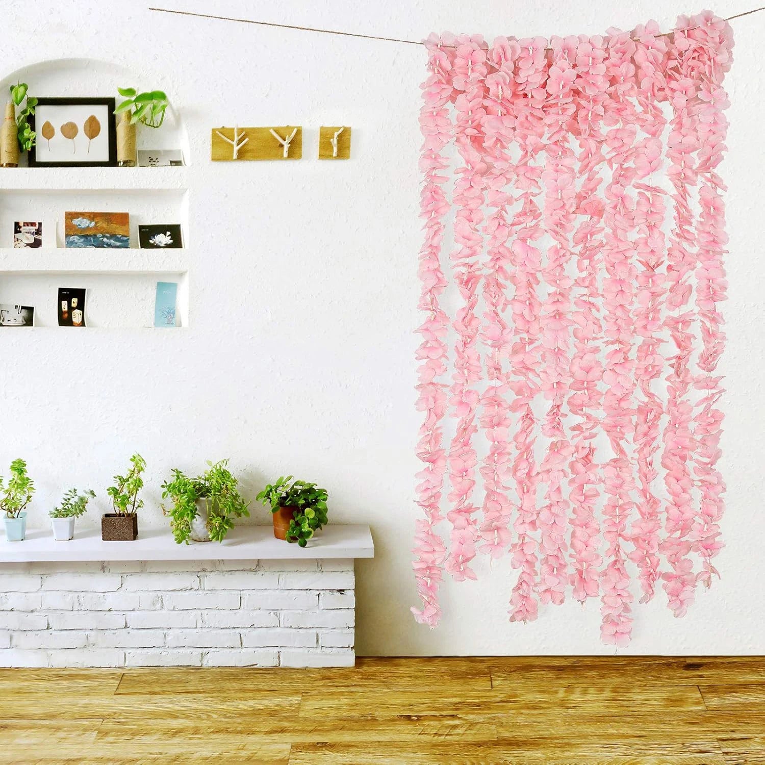 Artificial Plants Vine Home Furnishing Birthday Party Decoration Outdoor Garden Valentine's Day Bridal Wreath Wedding Arch Props