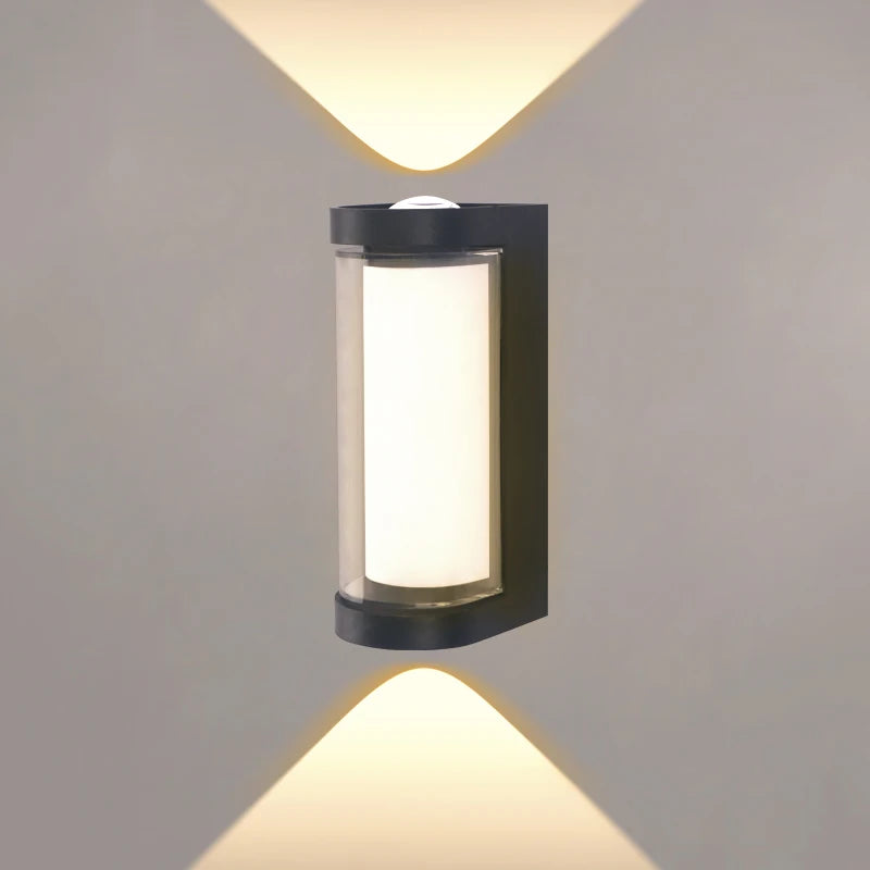Waterproof 6W 10W indoor outdoor Led Wall Lamp modern ABS Home Furnishing decoration lighting Led Garden Porch Light AC85V-220V