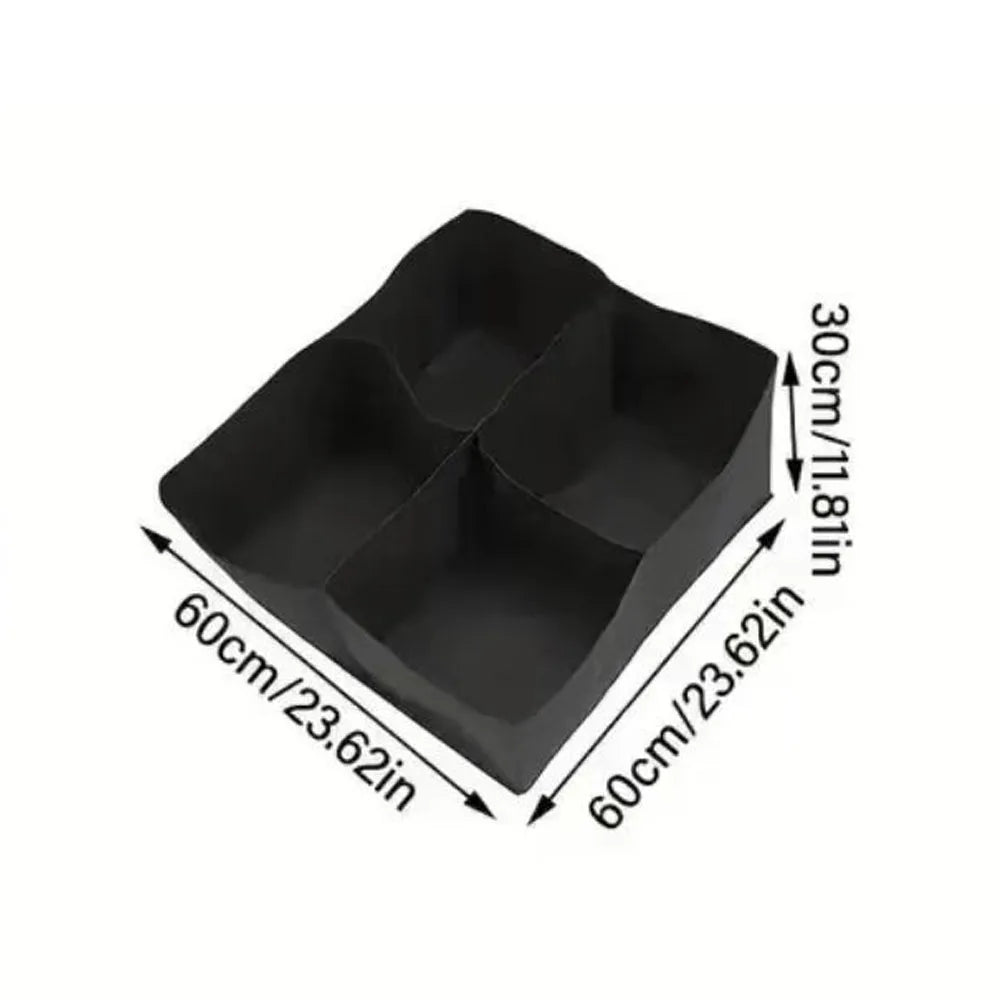 Fabric Raised Garden Bed Plant Grow Bags Planter Raised Beds for Growing Vegetables Potatoes Flowers Rectangle Planting Containe