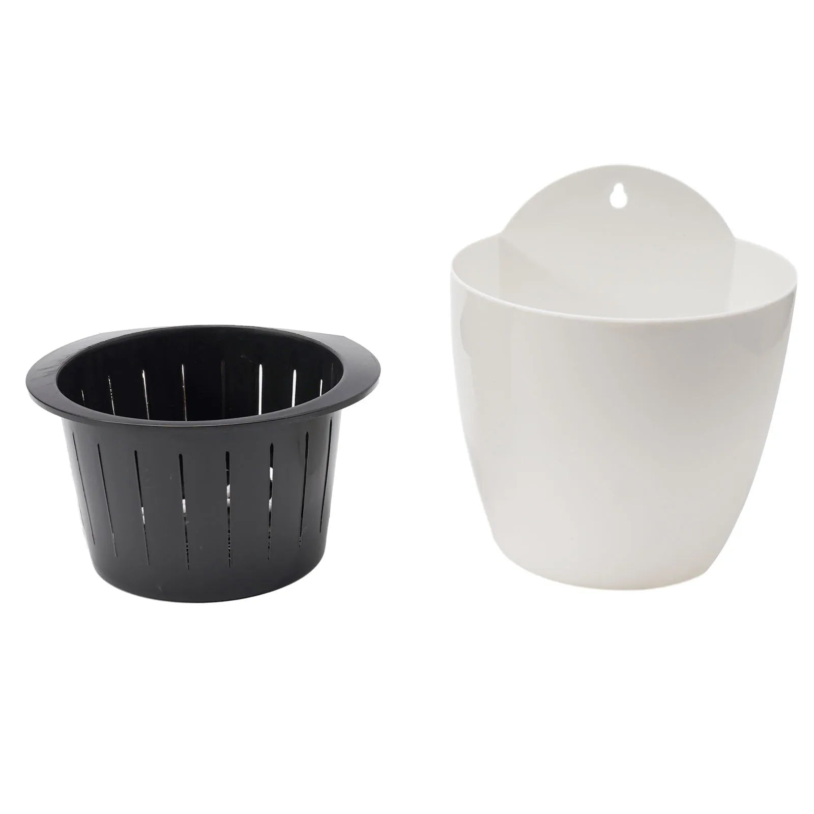 Wall-mounted Flower Pot Automatic Water-absorbing Plastic Green Dill Soil Or Hydroponics System Pot For Wall Balcony Flower Pot