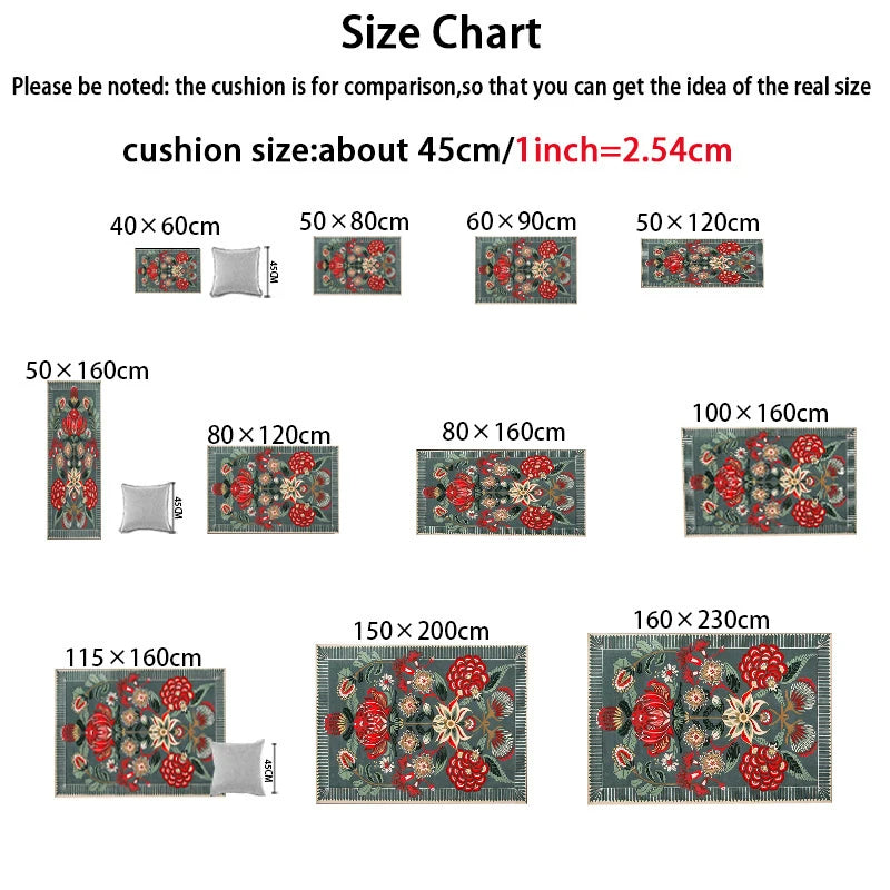 VIKAMA Creative Dollar Printed Carpet Anti-Slip Bedroom Side Rug Easy to Clean Game Room Dormitory Floor Mat Home Decoration