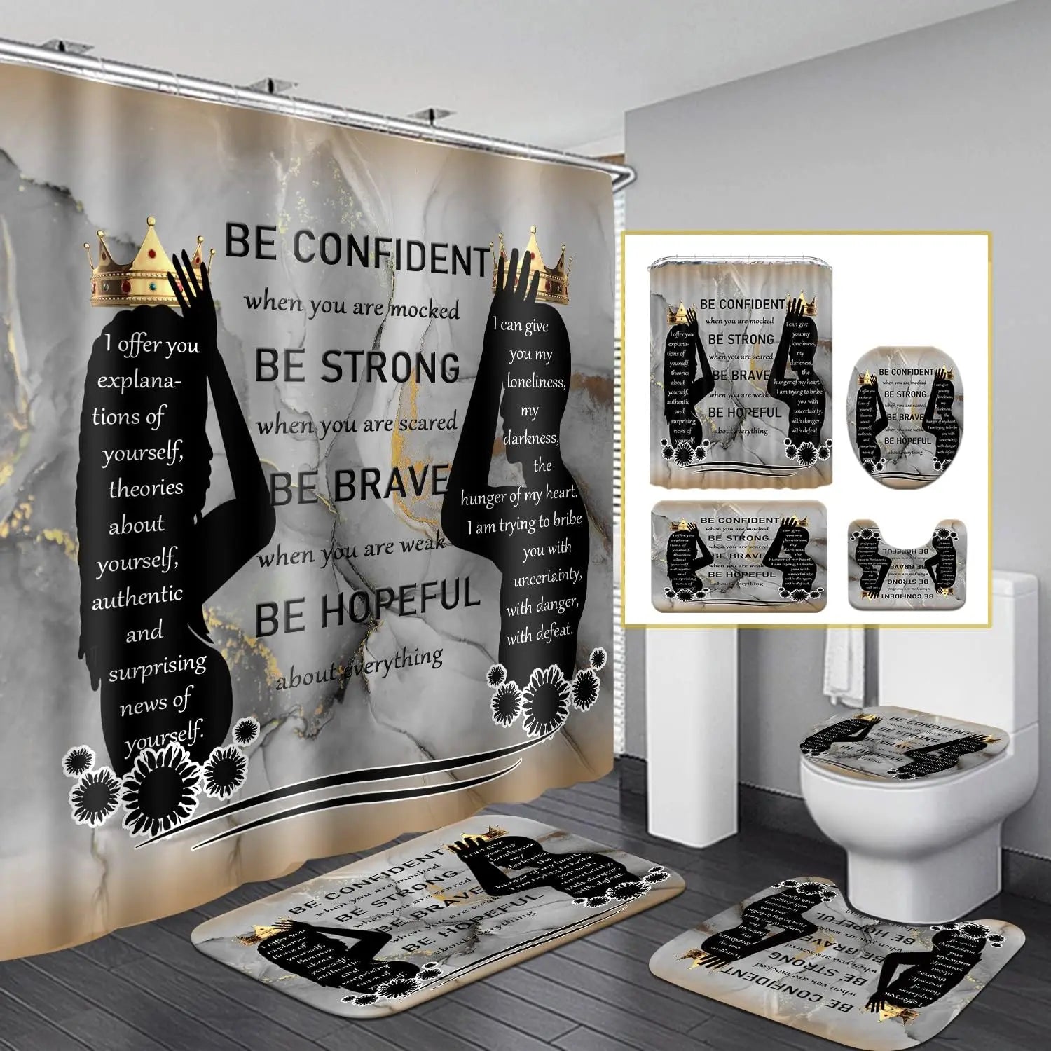 Christmas SnowmanprintingLinenShowerCurtainWaterproofBathCurtainsForBathroomBathtubLargeBathingCoverwithHooks