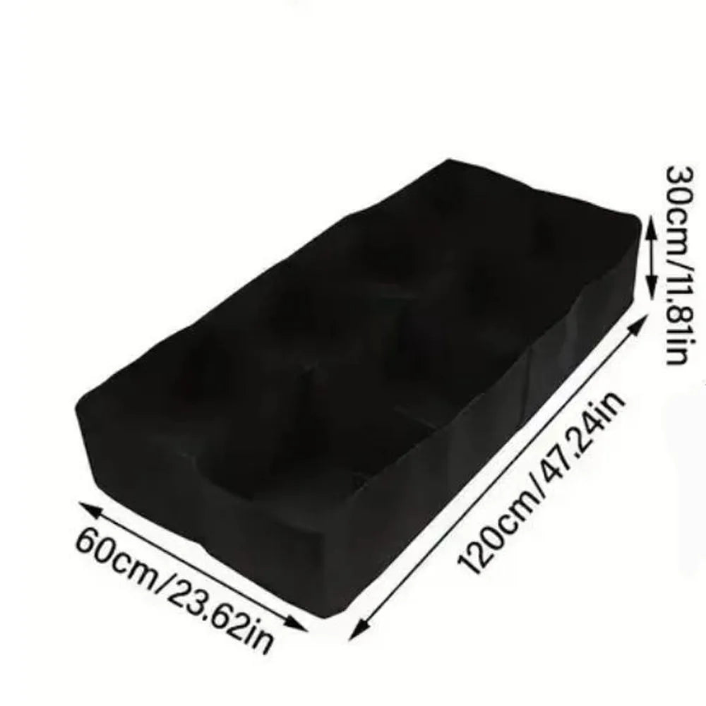 Fabric Raised Garden Bed Plant Grow Bags Planter Raised Beds for Growing Vegetables Potatoes Flowers Rectangle Planting Containe