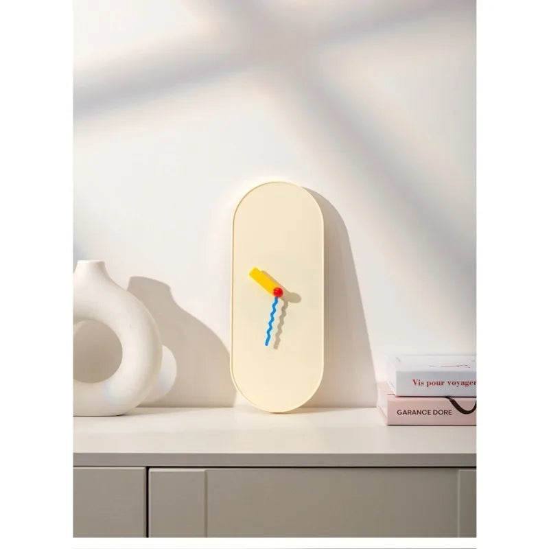 Home Furnishing Decoration Dopamine Wall Mounted Clock Living Room Kids Gifts Modern Decorations Silent Mechanism Clocks