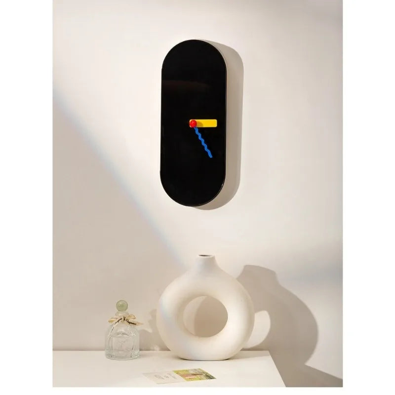 Home Furnishing Decoration Dopamine Wall Mounted Clock Living Room Kids Gifts Modern Decorations Silent Mechanism Clocks