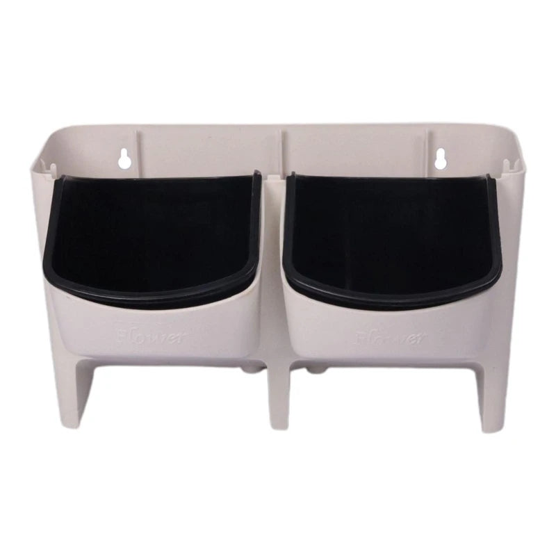Hanging Wall Planter for Indoor Outdoor Plant Strawberries Flowers Stackable Vertical Flower Pot Garden Balcony Home Y5GB