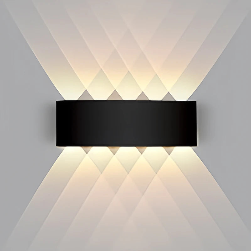Waterproof 6W 10W indoor outdoor Led Wall Lamp modern ABS Home Furnishing decoration lighting Led Garden Porch Light AC85V-220V