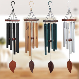 Pine Rotating 18 Tube Chime Hanging Ornaments For Decoration