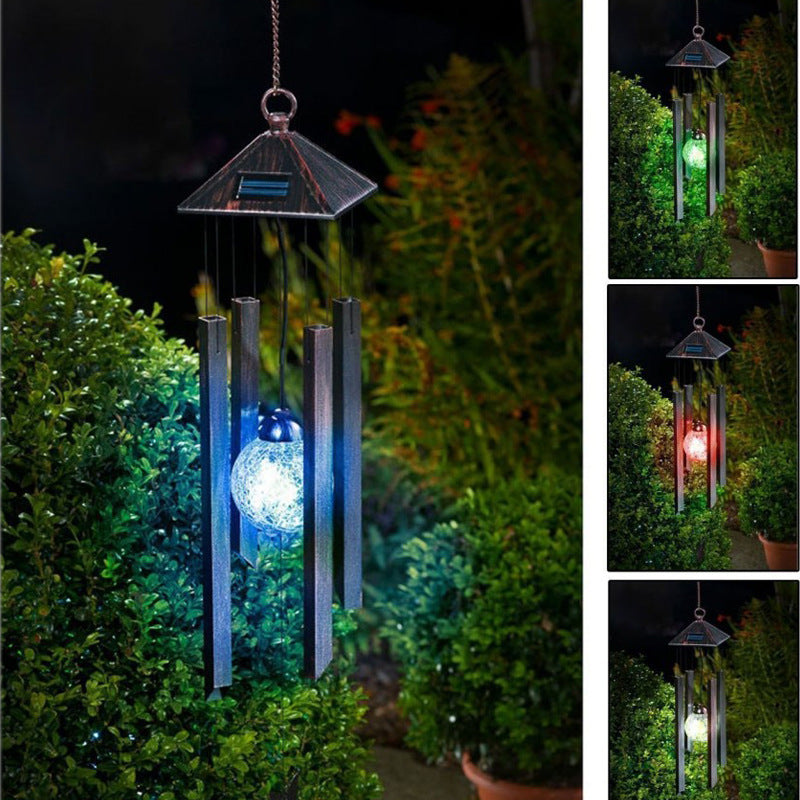 Solar lamp wind chimes lamp