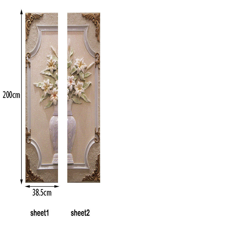 Plant Flower Creative 3d Three-dimensional Door Sticker