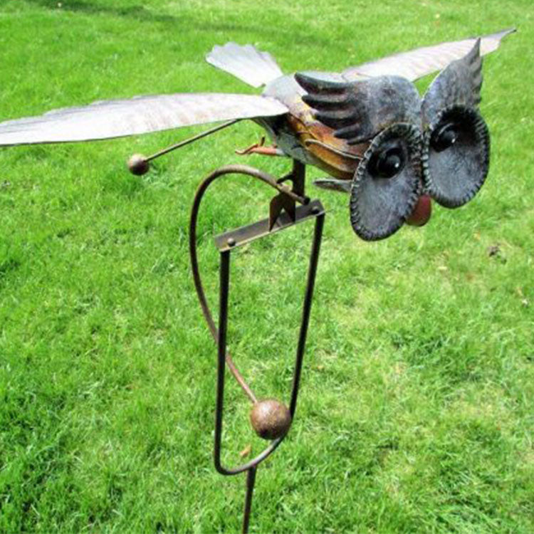 Owl Eagle Outdoor Garden Art Decoration