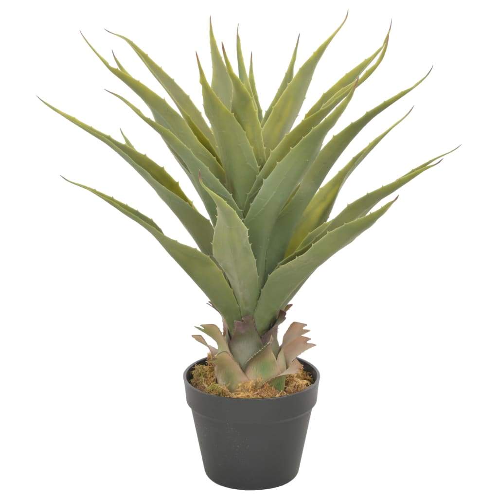vidaXL Artificial Plant Yucca with Pot Green Decor Likelife Flora 23.6"/57"-0