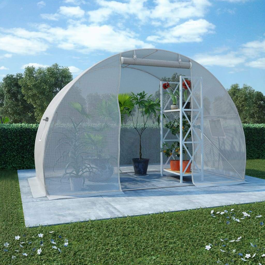 vidaXL Greenhouse 48.4ft² 118.1
