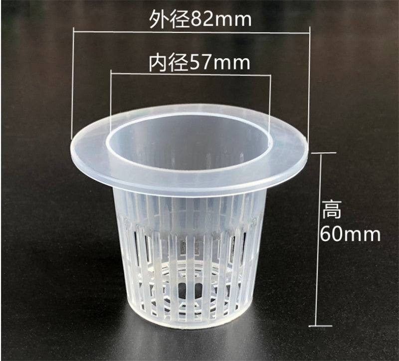 PP Hydroponics Plants Dedicated Solid Root Colonization Basket Vase,Soilless Cultivation Cup Water Garden Aquarium Container