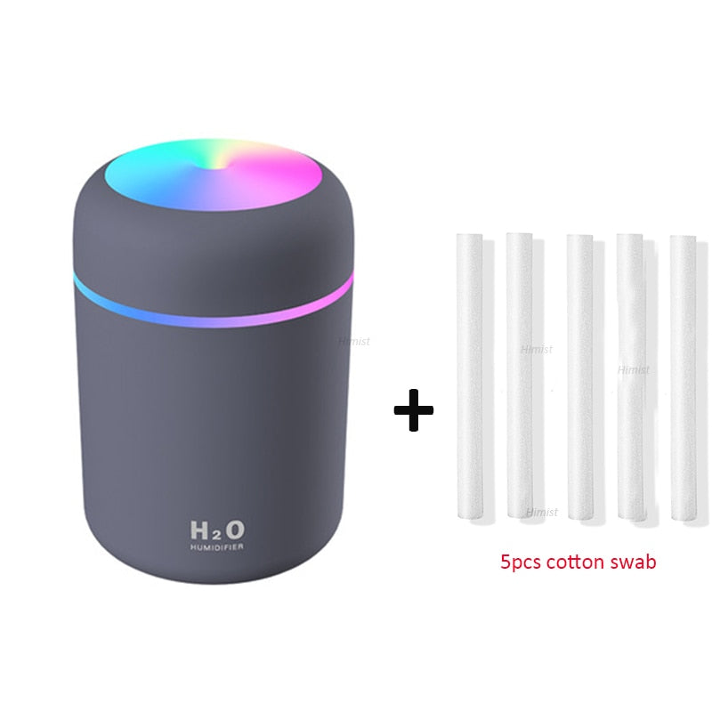 USB Air Humidifier Colorful Cup Mini Aroma Water Diffuser LED Light Ultrasonic Cool Mist Maker Fogger Car Aroma Humidificador