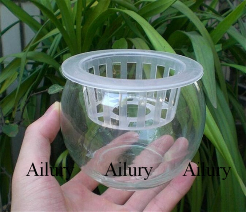 PP Hydroponics Plants Dedicated Solid Root Colonization Basket Vase,Soilless Cultivation Cup Water Garden Aquarium Container