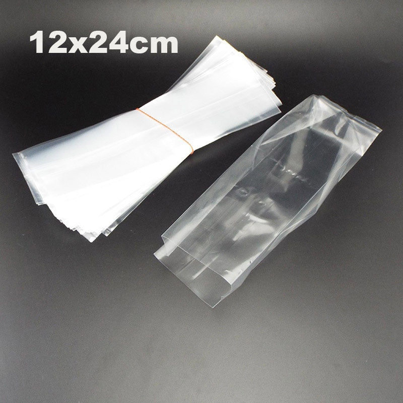 PVC Mushroom Spawn Grow Bag growing Planting pots ring cultivation planter Substrate High Temp Pre Sealable Garden Planter Tools