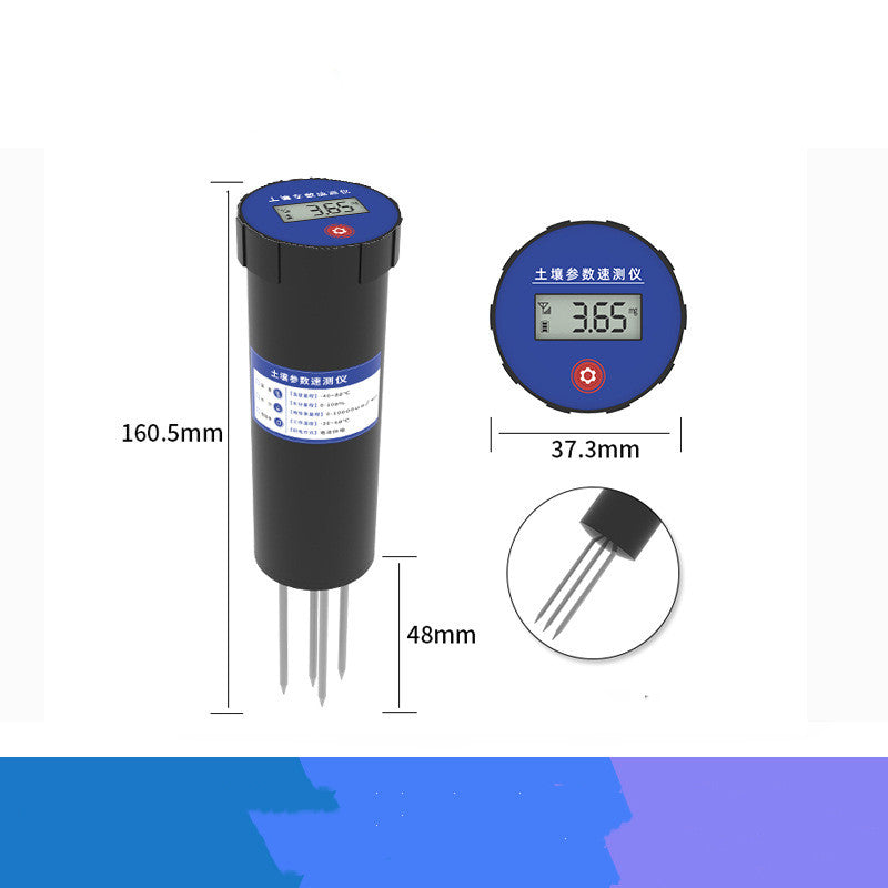 Soil Temperature And Humidity Rapid Instrument Household Soil Fertility Conductivity PH Monitoring